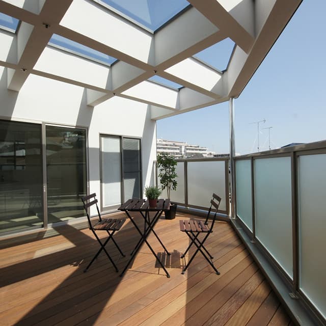 屋上ルーフバルコニー